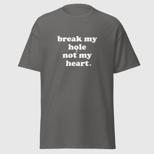 Break My Hole Not My Heart - Naughty Gay Shirt - Image 2