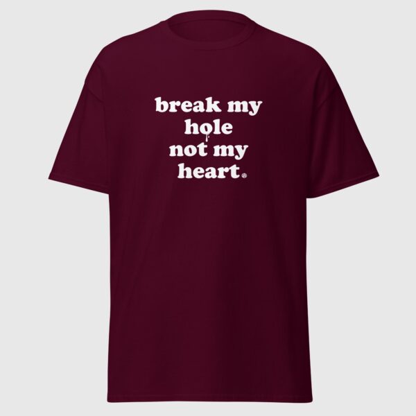 Break My Hole Not My Heart - Naughty Gay Shirt - Image 3