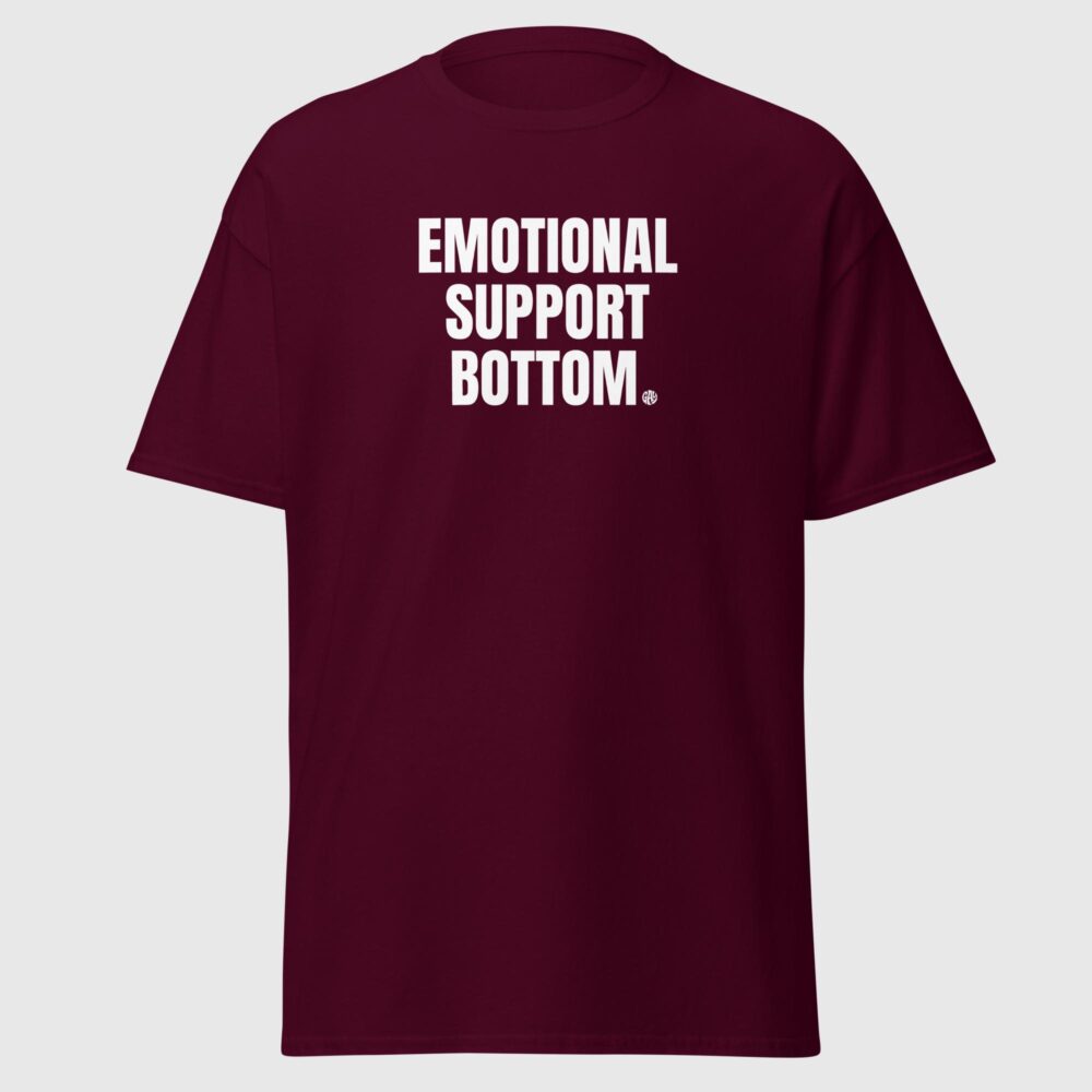 Emotional Support Bottom - Funny Queer Tee - Image 4