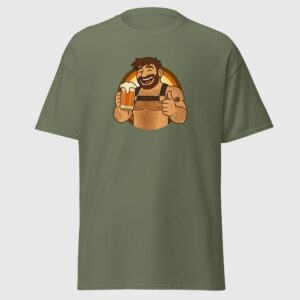 Russell Bear Drinking Beer - Gay Pride Shirt