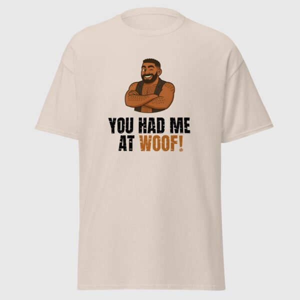 Jay Bear You Had Me At Woof! - Gay Bear Pride Tee - Image 3