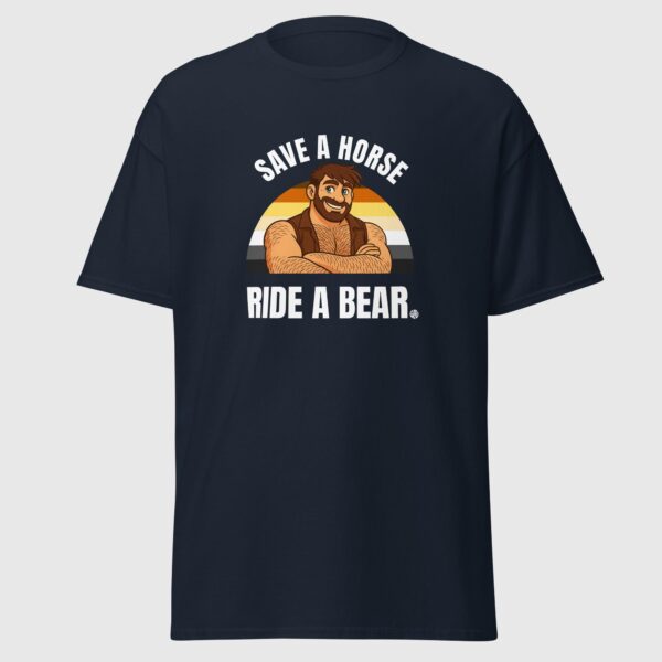 Save A Horse Ride A Bear - Funny Gay Tee - Image 5
