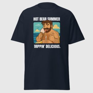 Hot Bear Summer, Drippin' Delicious - Gay Pride Tee