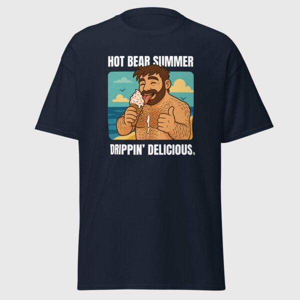 Hot Bear Summer, Drippin' Delicious - Gay Pride Tee