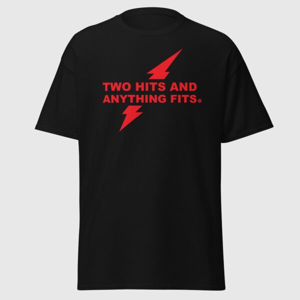 Rush Poppers - Two Hits And Anything Fits - Funny Gay Shirt - Image 2