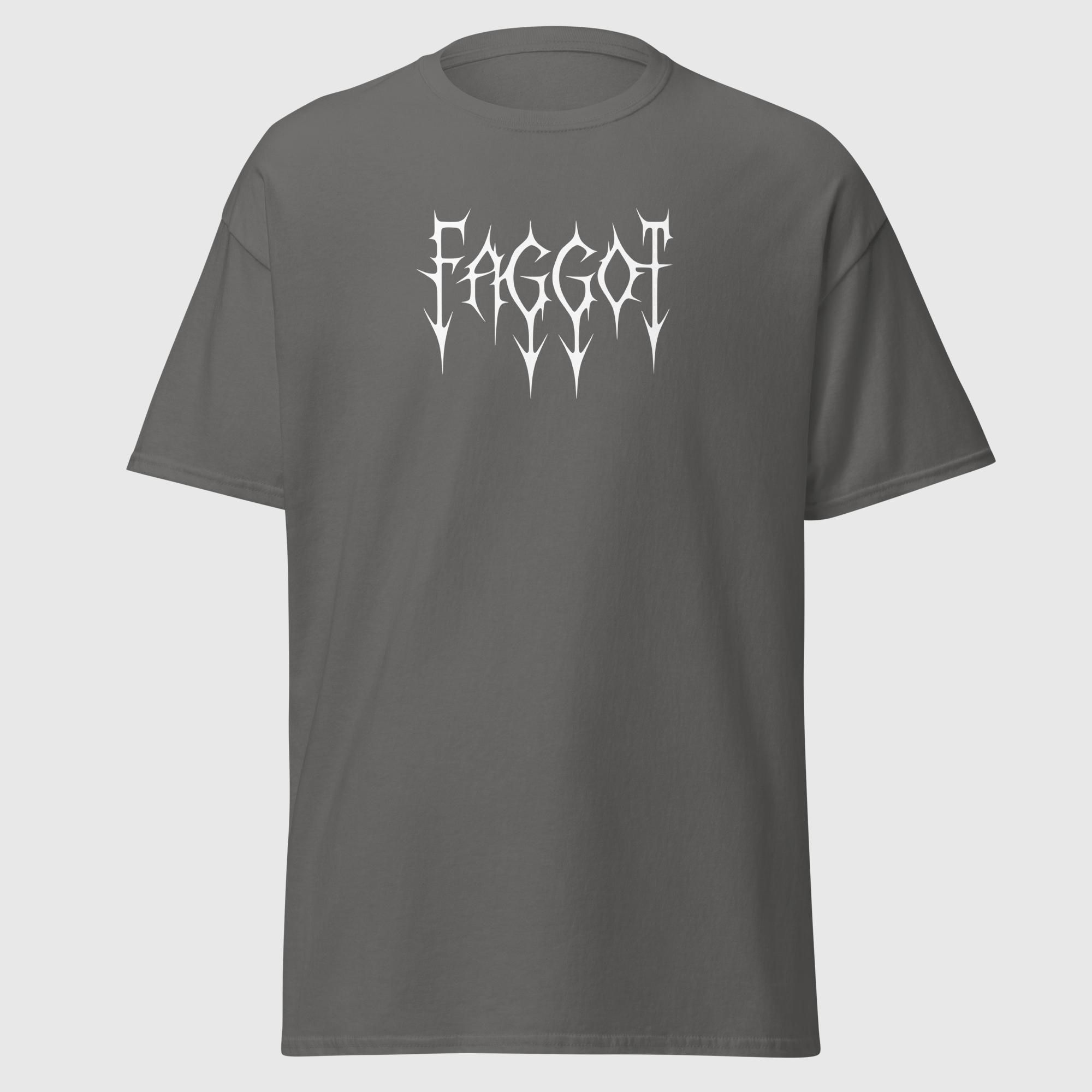 Faggot - Cyber Sigilism Font Gay Shirt - Image 2