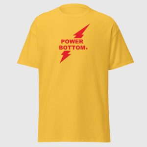 Power Bottom - Rush Poppers - Fun Gay Tee