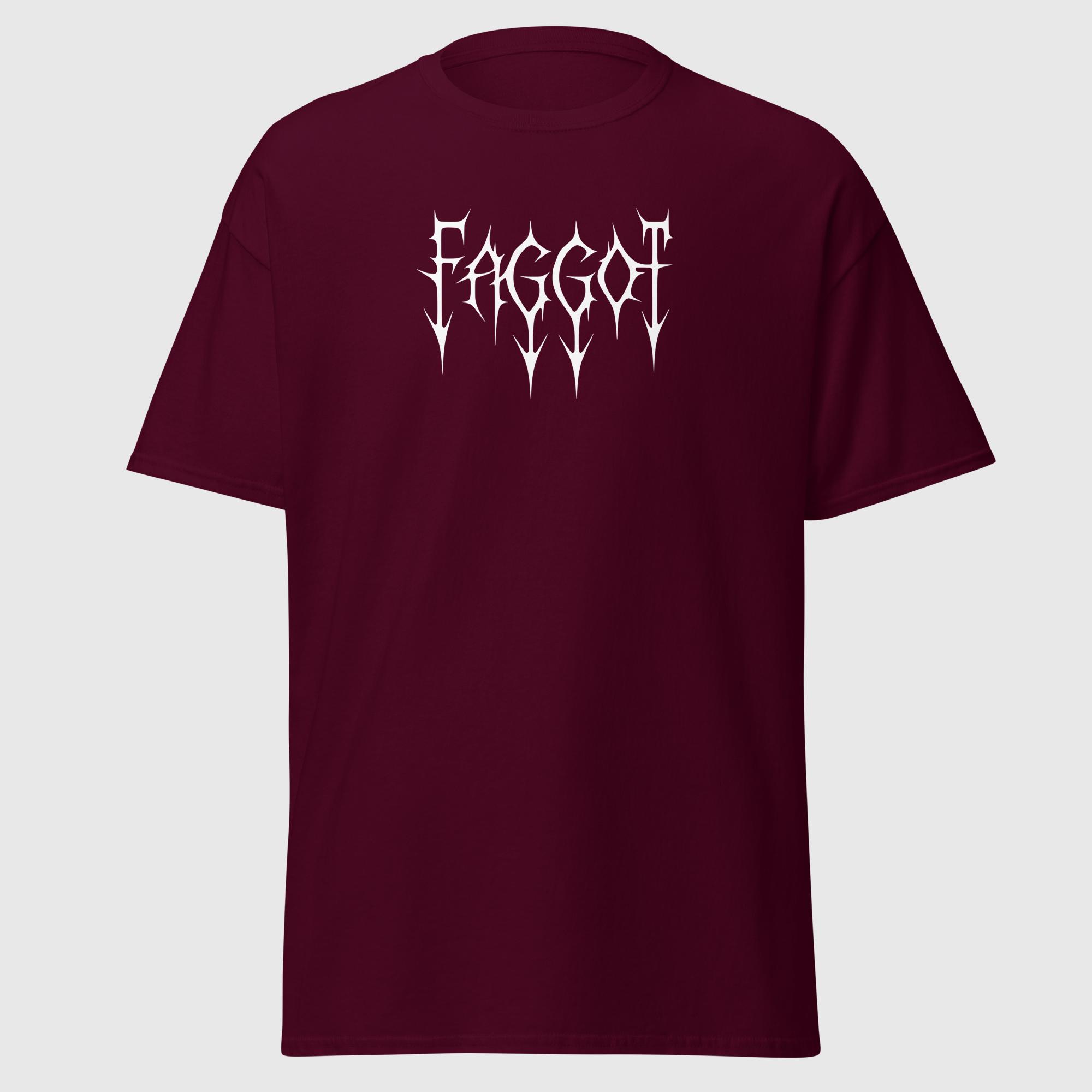 Faggot - Cyber Sigilism Font Gay Shirt - Image 3