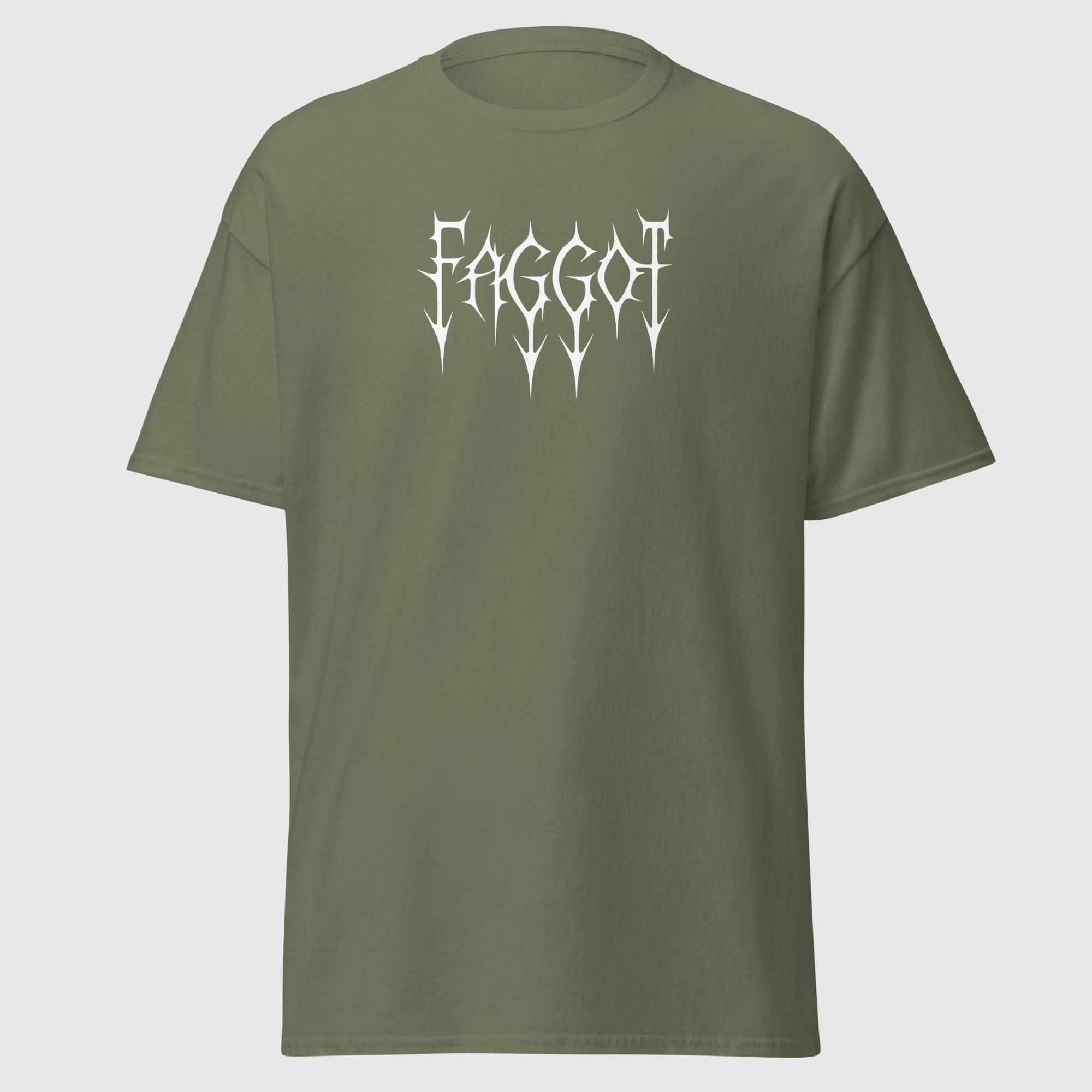 Faggot - Cyber Sigilism Font Gay Shirt - Image 4