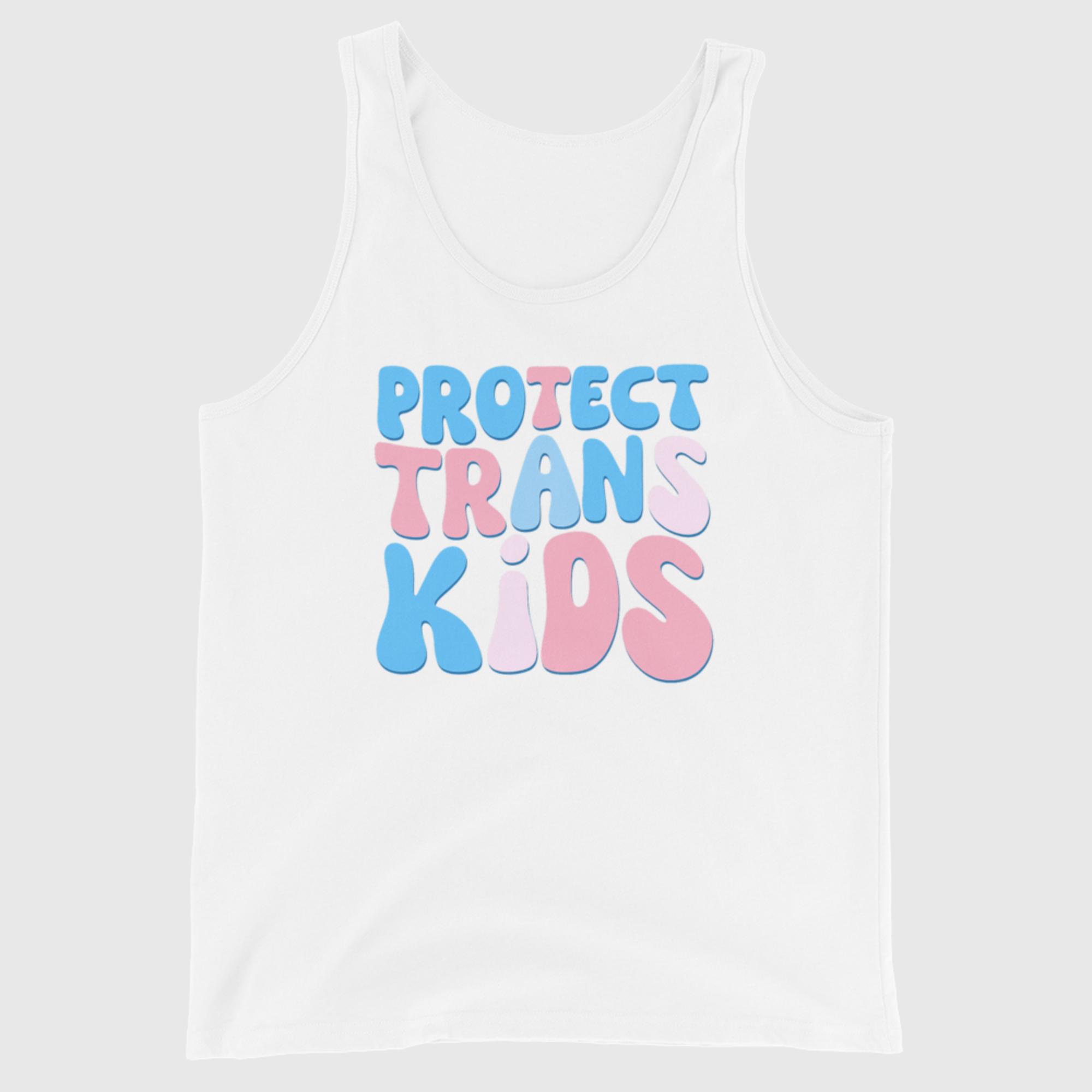 Protect Trans Kids – Pride Tank Top - Image 2