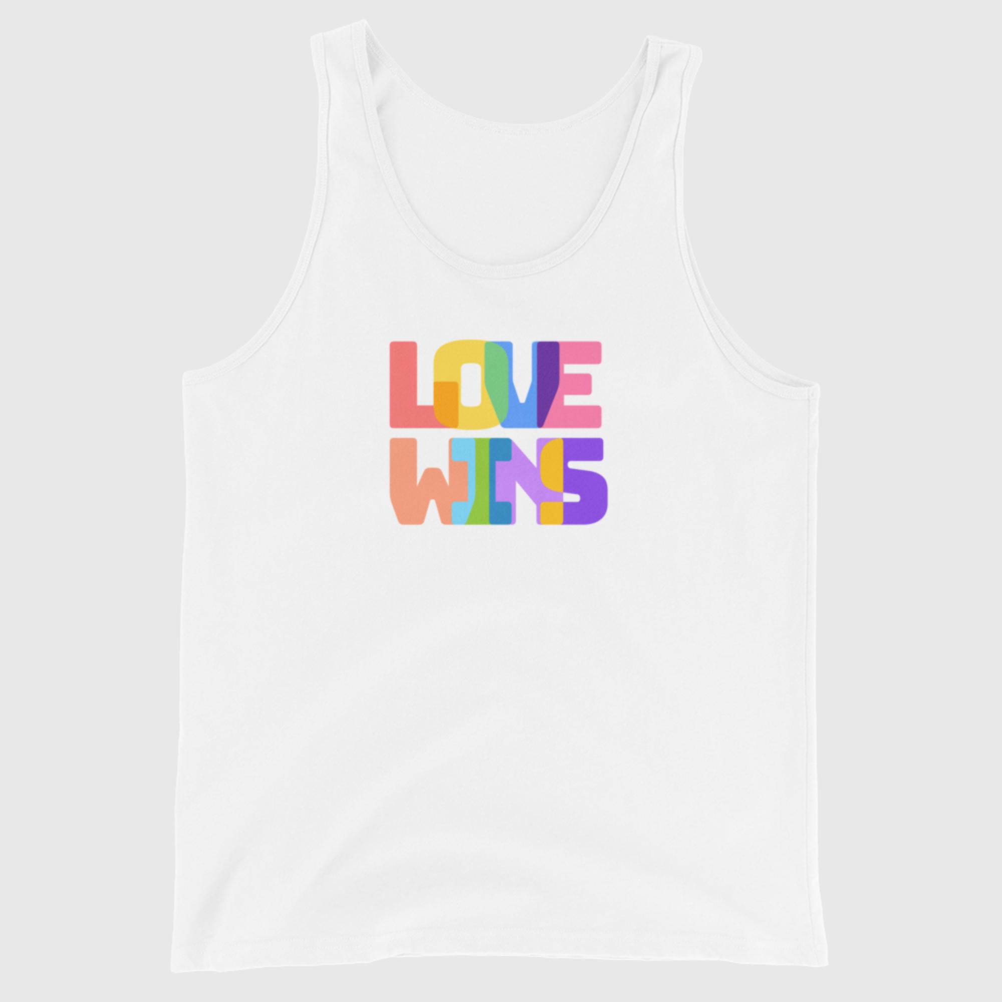 Love Wins – Gay Pride Tank Top - Image 2
