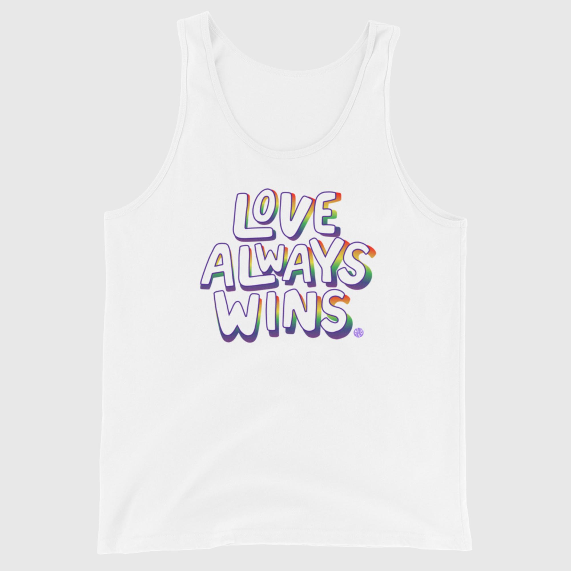 Love Always Wins – Queer Pride Tank Top - Image 2