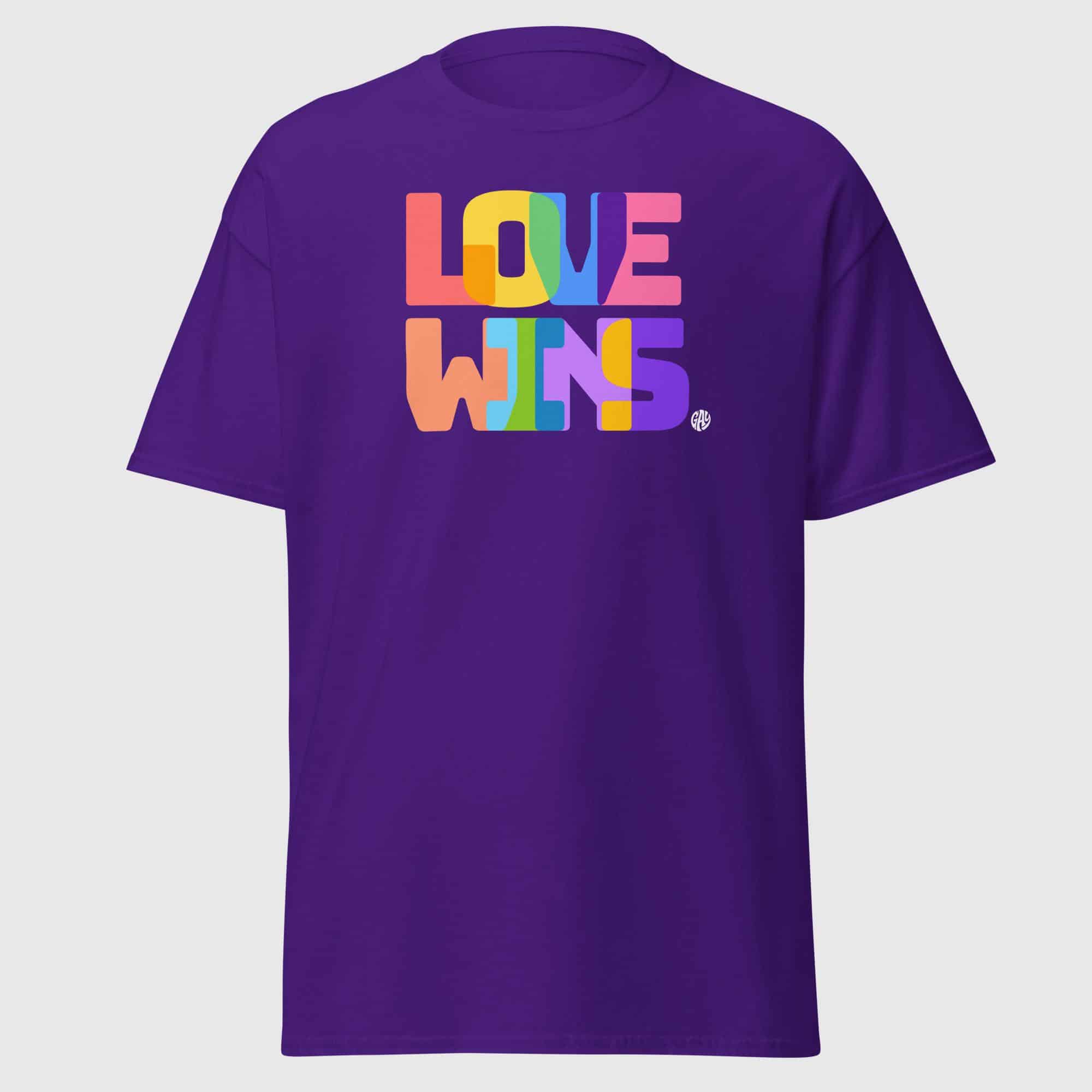 Love Wins - Gay Pride Shirt - Image 3